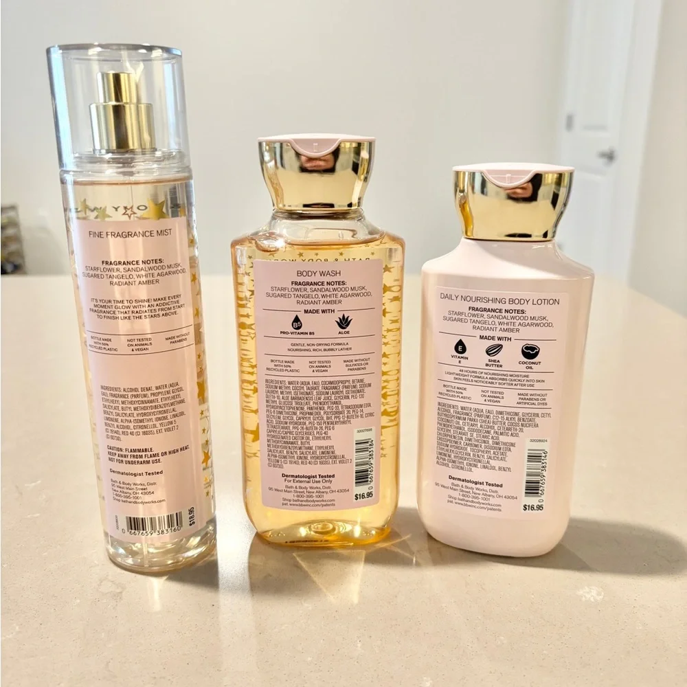 Bath & Body Works In the Stars 3 Piece Set Bundle New - Picture 2 of 2